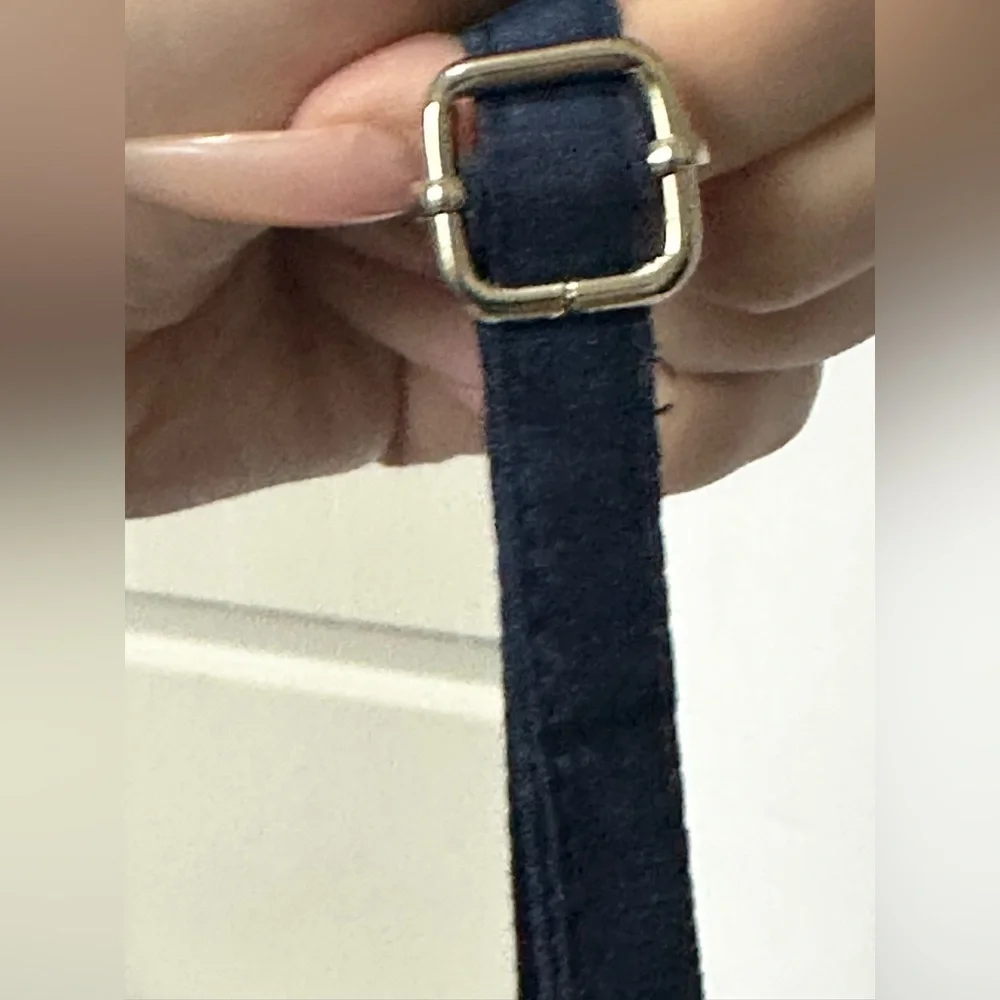 Bamboo Trading Co. Delightful Denim hand-beaded crossbody/wristlet club bag NWT